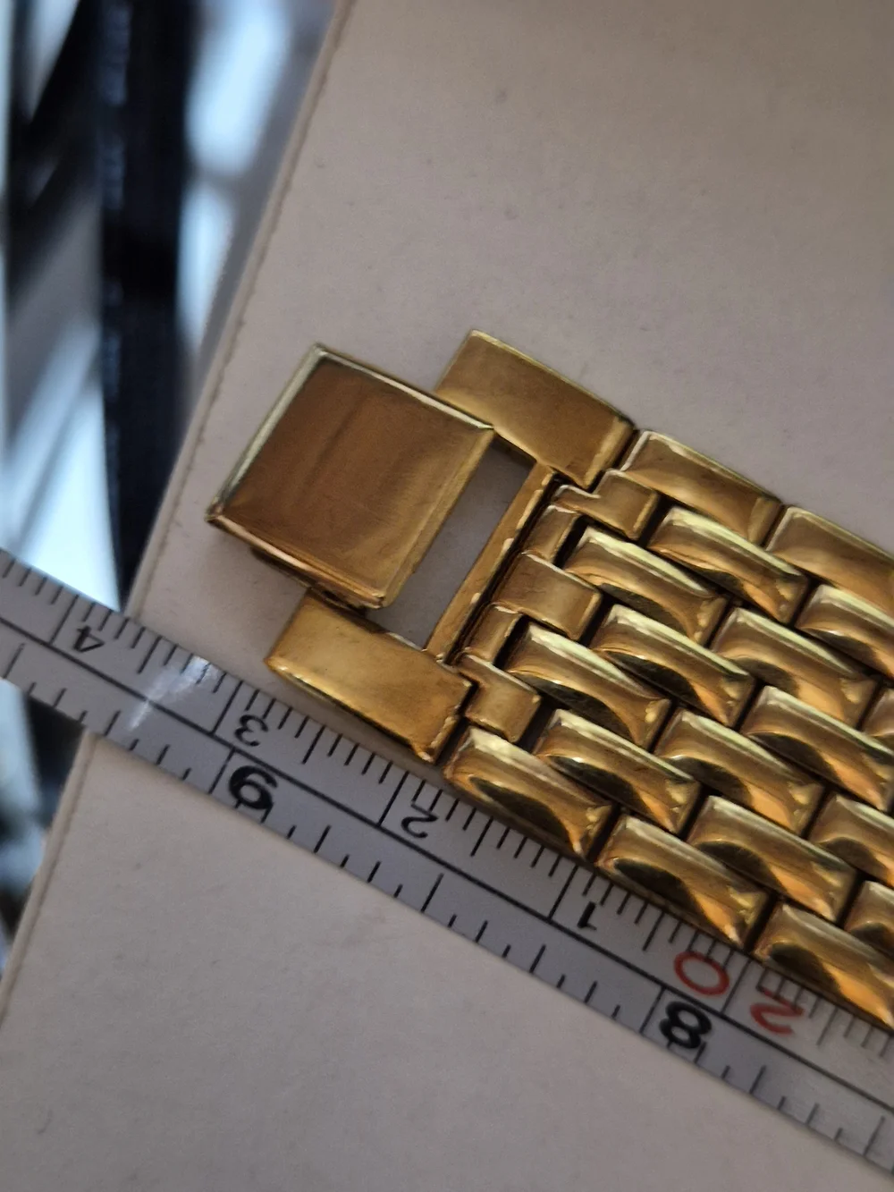 Vintage 90's Citizen Quartz Gold Tone Rectangular Bracelet Watch